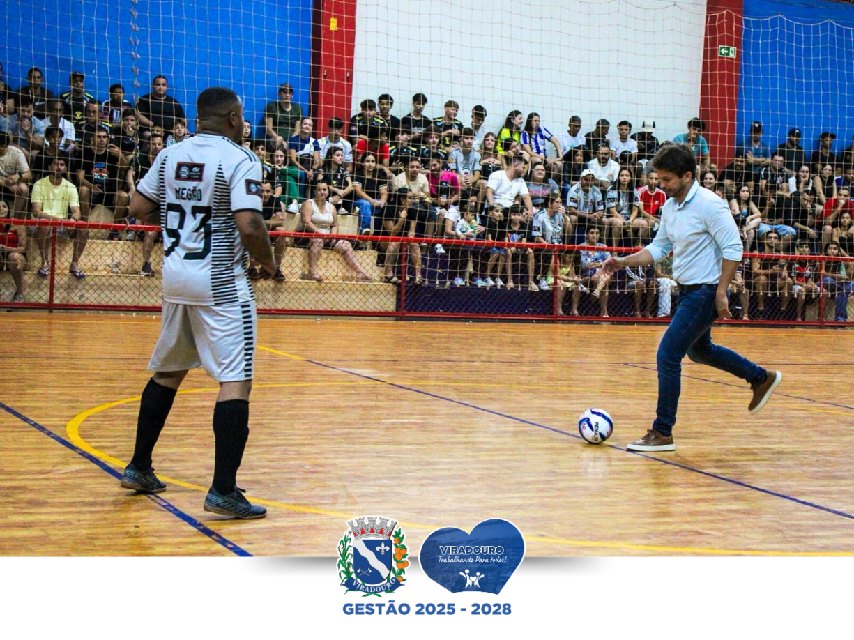 Viradouro abre o 27º Campeonato Municipal de Futsal com homenagens, emoção e celebração ao esporte