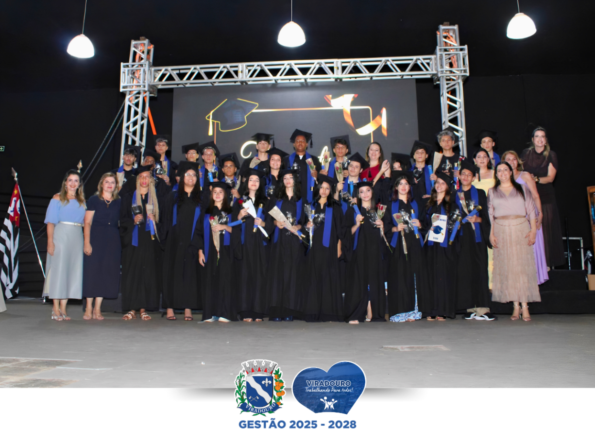 Formatura dos 9ºs anos aa EMEF Milton Marçal Silveira