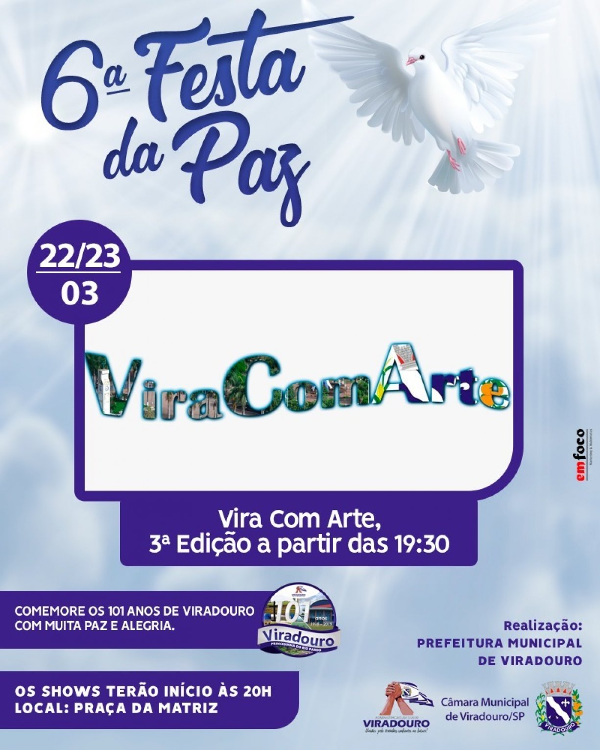 Viradouro 101 anos - 3ª Feira ViraComArte