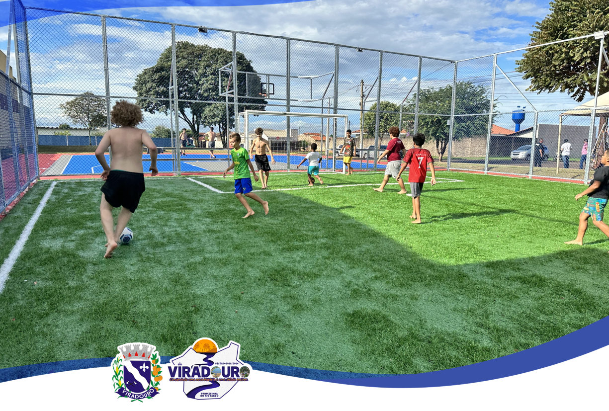 #INAUGURAÇÃO DA MODERNA ARENINHA DE ESPORTES MULTIUSO