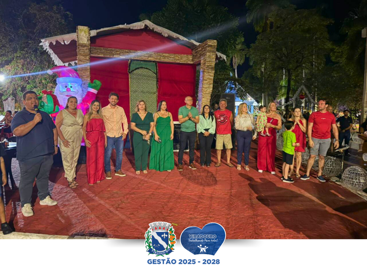 Natal Encantado lota a praça central