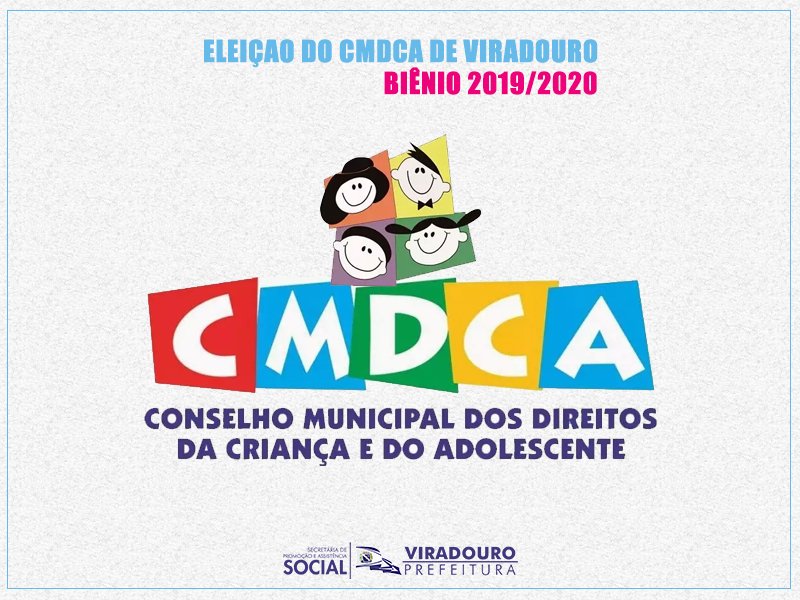 Eleição do CMDCA Biênio 2019-2020