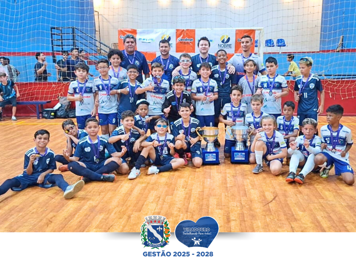 Viradouro é Campeã no Futsal Sub-10!