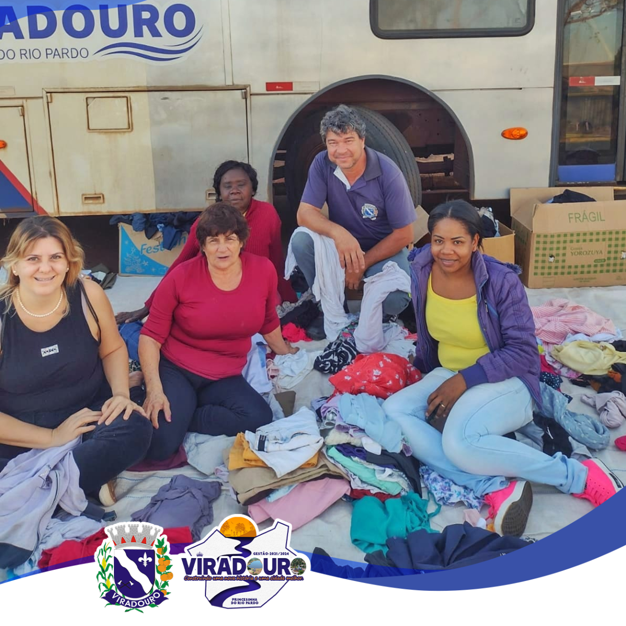 O FRIO CHEGOU  E A DISTRIBUIÇÃO GRATUITA DE ROUPAS E CALÇADOS NOS BAIRROS TAMBÉM.