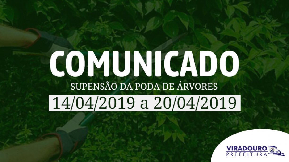 Poda de Árvores Suspensa