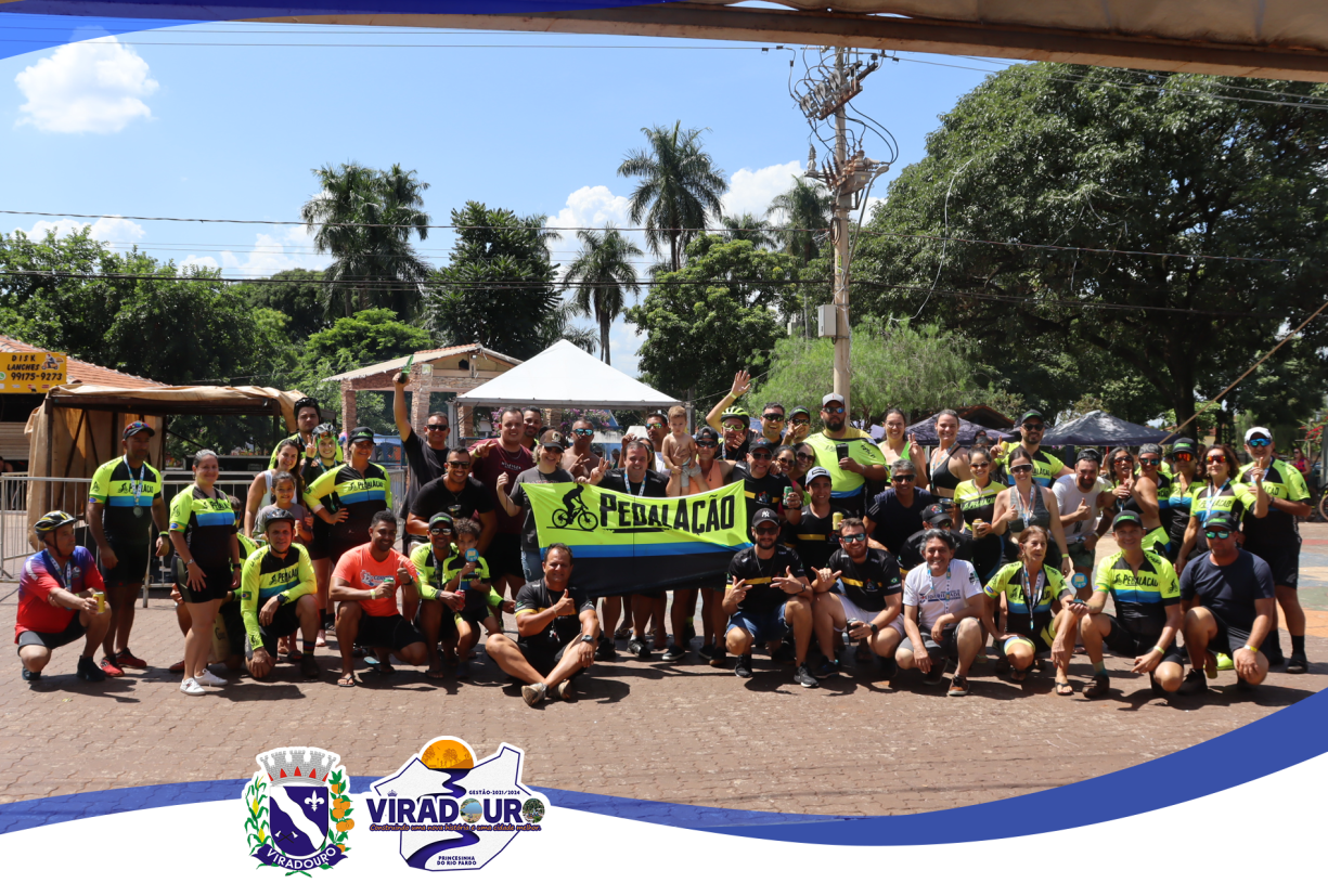 5º PEDAL BENEFICENTE, PEDAL DA AMIZADE, REUNE MAIS DE 400 CICLISTAS EM VIRADOURO!
