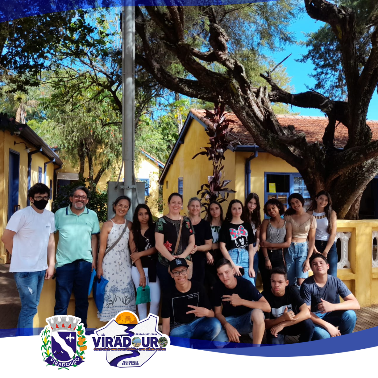 ALUNOS DE VIRADOURO VISITAM A CASA MUSEU DE PORTINARI