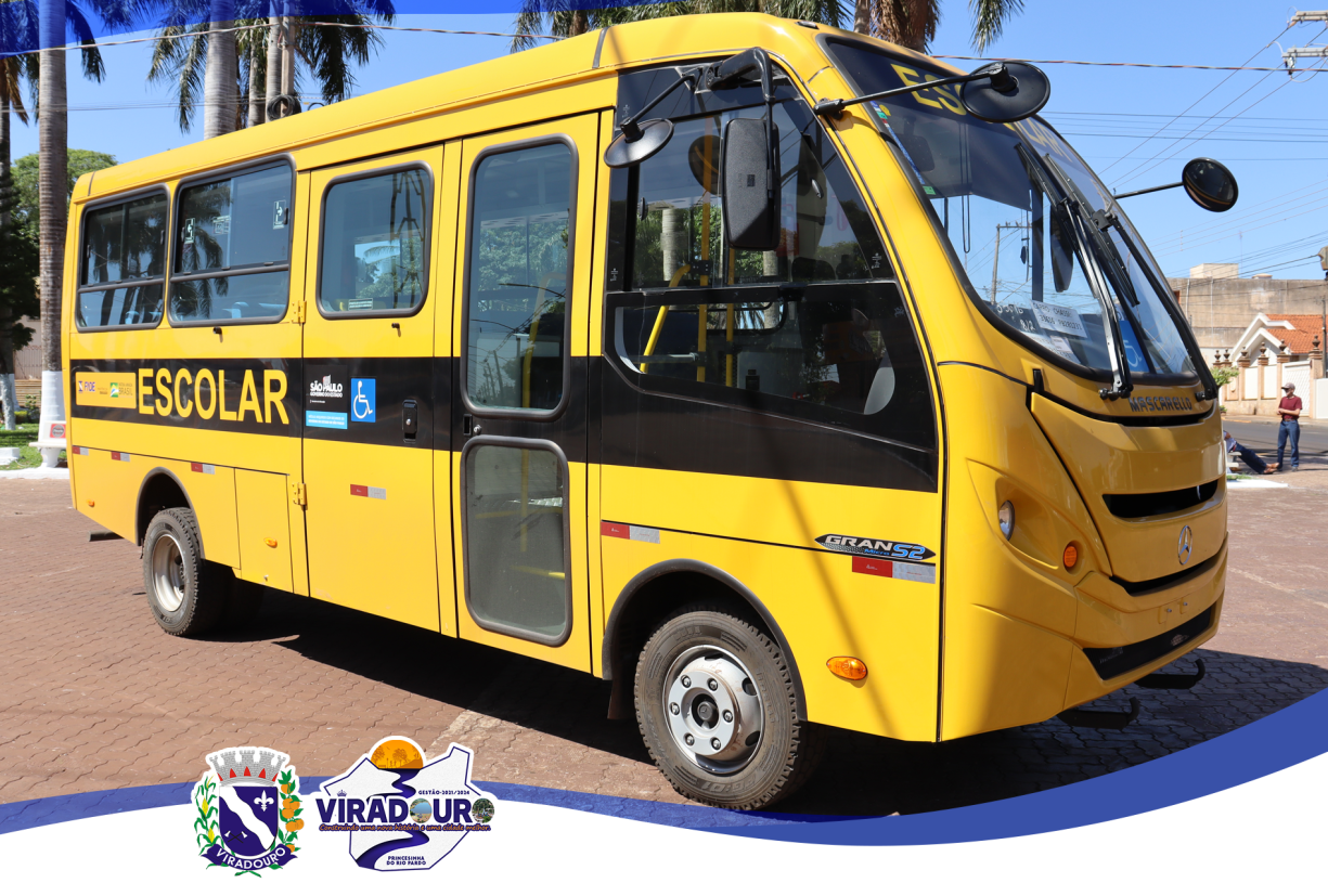 AS CONQUISTAS NÃO PARAM.  MAIS UM ÔNIBUS 0 KM PARA EDUCAÇÃO.