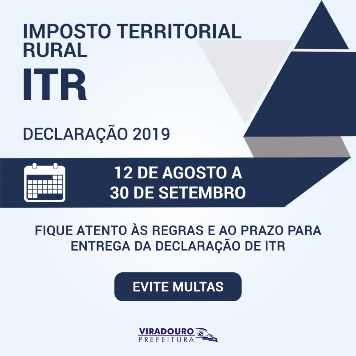 Declaração do ITR 2019 - Fique Atento!