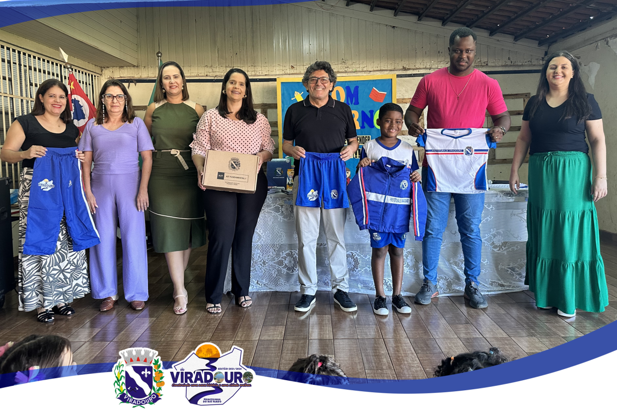 DE VOLTA À ESCOLA COM TUDO: VIRADOURO ENTREGA UNIFORMES (VERÃO E INVERNO) E MATERIAIS ESCOLARES!