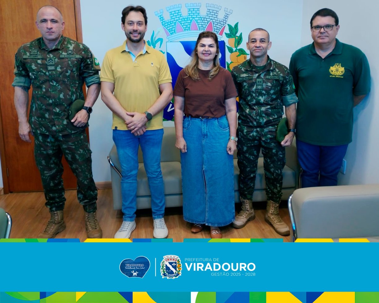 Visita técnica fortalece os serviços da Junta Militar em Viradouro