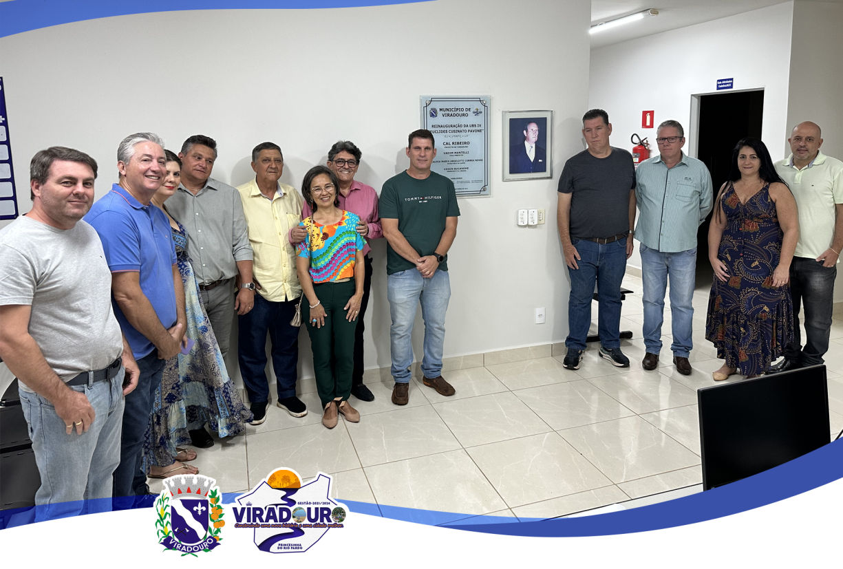 Inauguração da Revitalização da U.B.S IV 