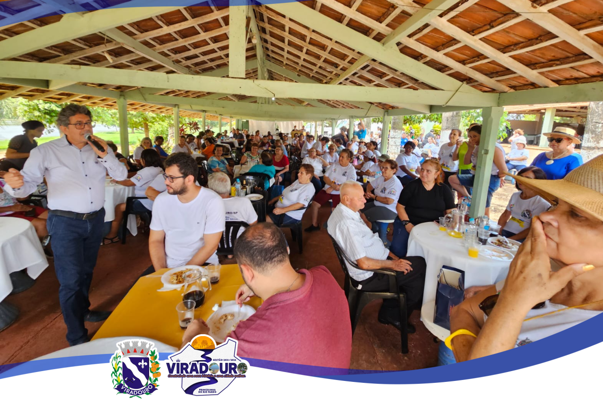 TERCEIRA IDADE TEM DIA DE ALEGRIA E DIVERSÃO COM ALMOÇO ESPECIAL NO SÍTIO DO LAURINHO VIOTI