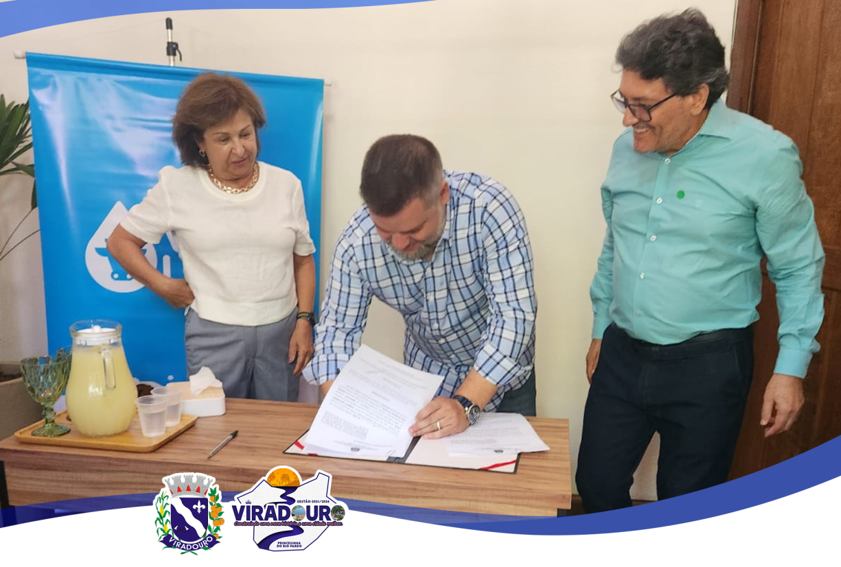VIRADOURO RENOVA CONVÊNIO DO PROGRAMA VIVA LEITE PARA AMPLIAÇÃO DO ATENDIMENTO ÀS FAMÍLIAS!