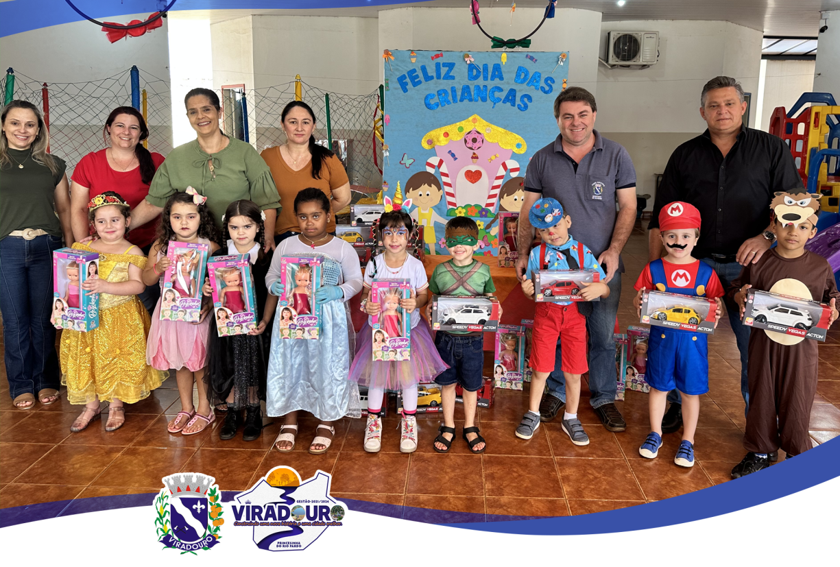 SEMANA DAS CRIANÇAS NAS ESCOLAS MUNICIPAIS DE VIRADOURO