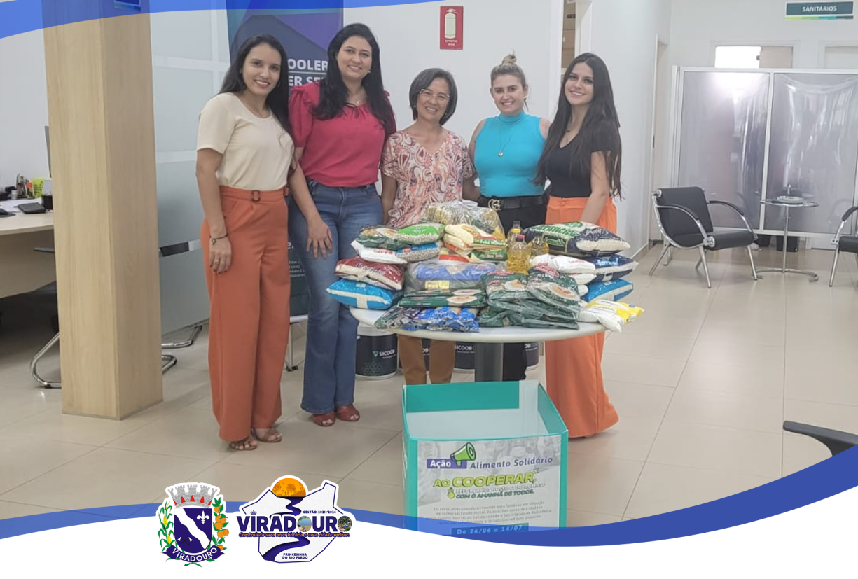 COCRED e Fundo Social - arrecadação solidária de alimentos.