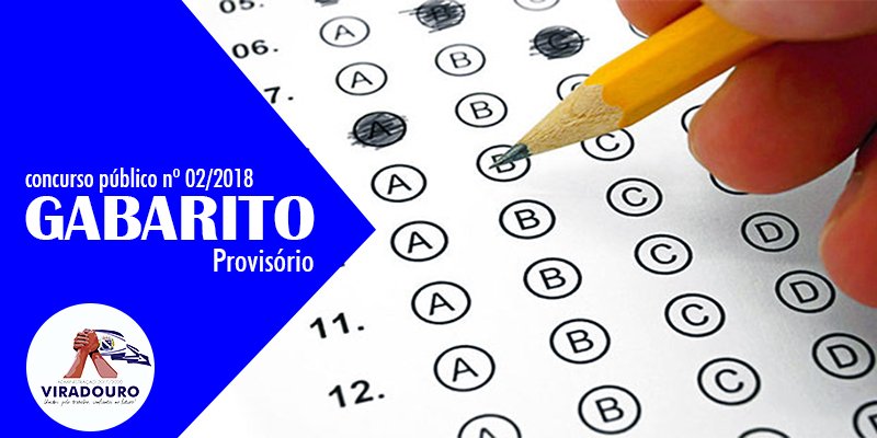 Divulgação Gabarito Provisório