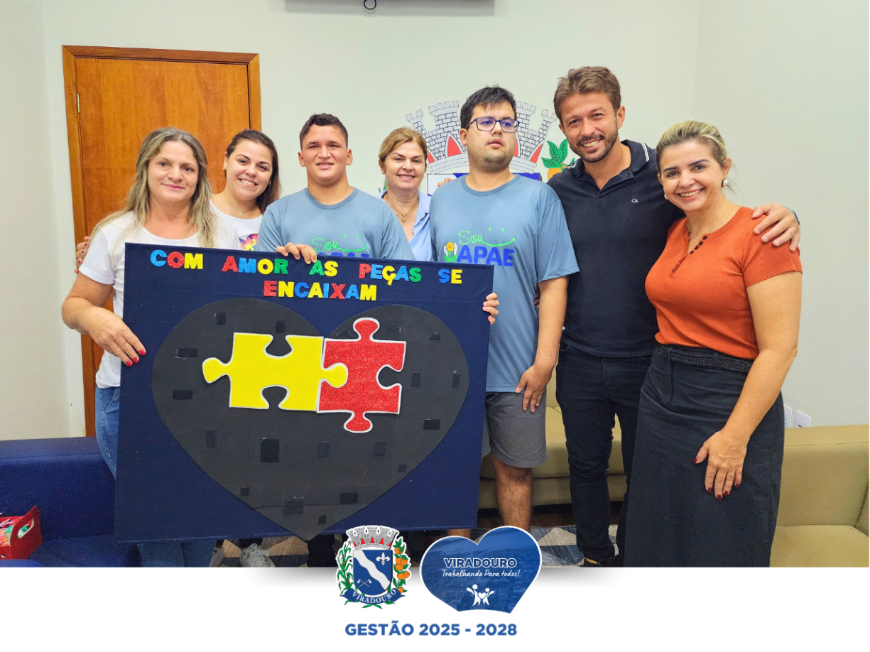 Ação Conjunta Marca o Mês do Autismo em Viradouro